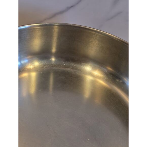 Tournus France Copper & Brass 9.75" x 2.75" Sauté/Sauce Pan 9" Handle EUC VTG - Picture 10 of 12